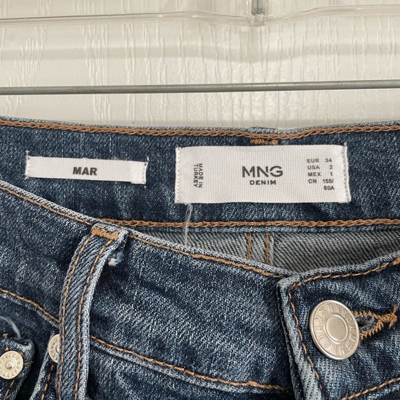 Mango Straight Leg Ankle Jeans - Picture 4 of 4